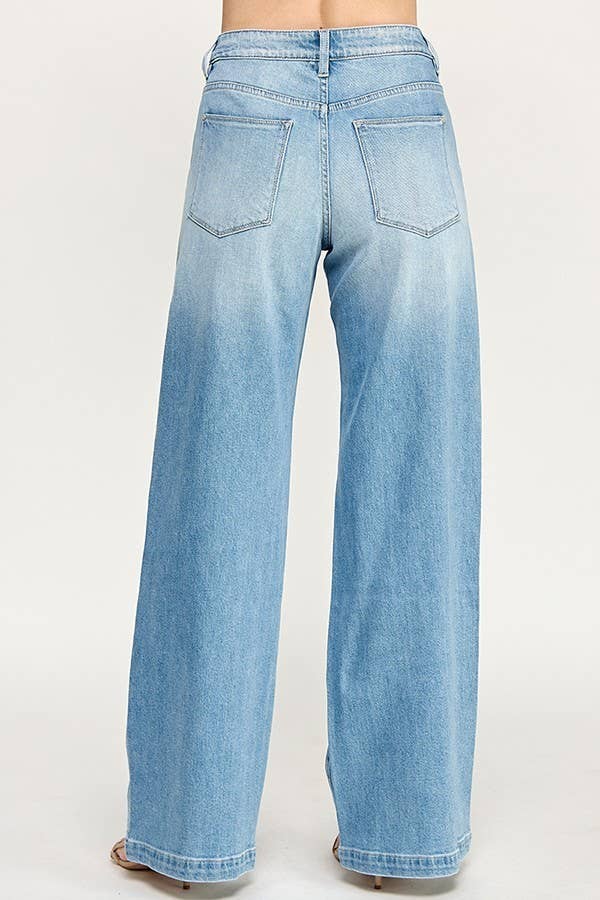 High Rise Wide Leg Jeans