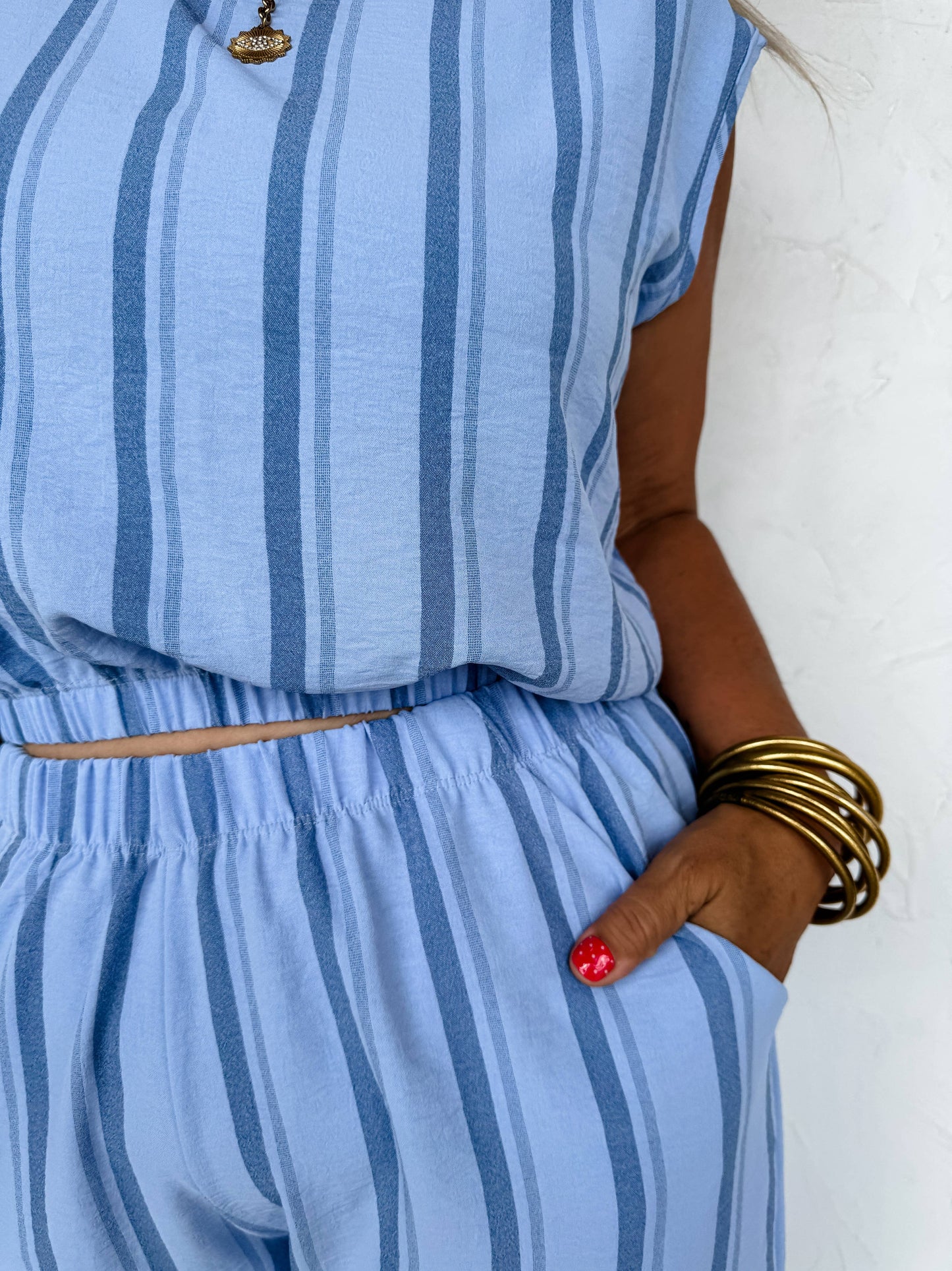 CALABASAS CROP PANT SET