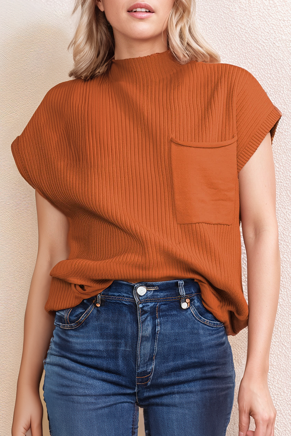 Mock Neck Sweater