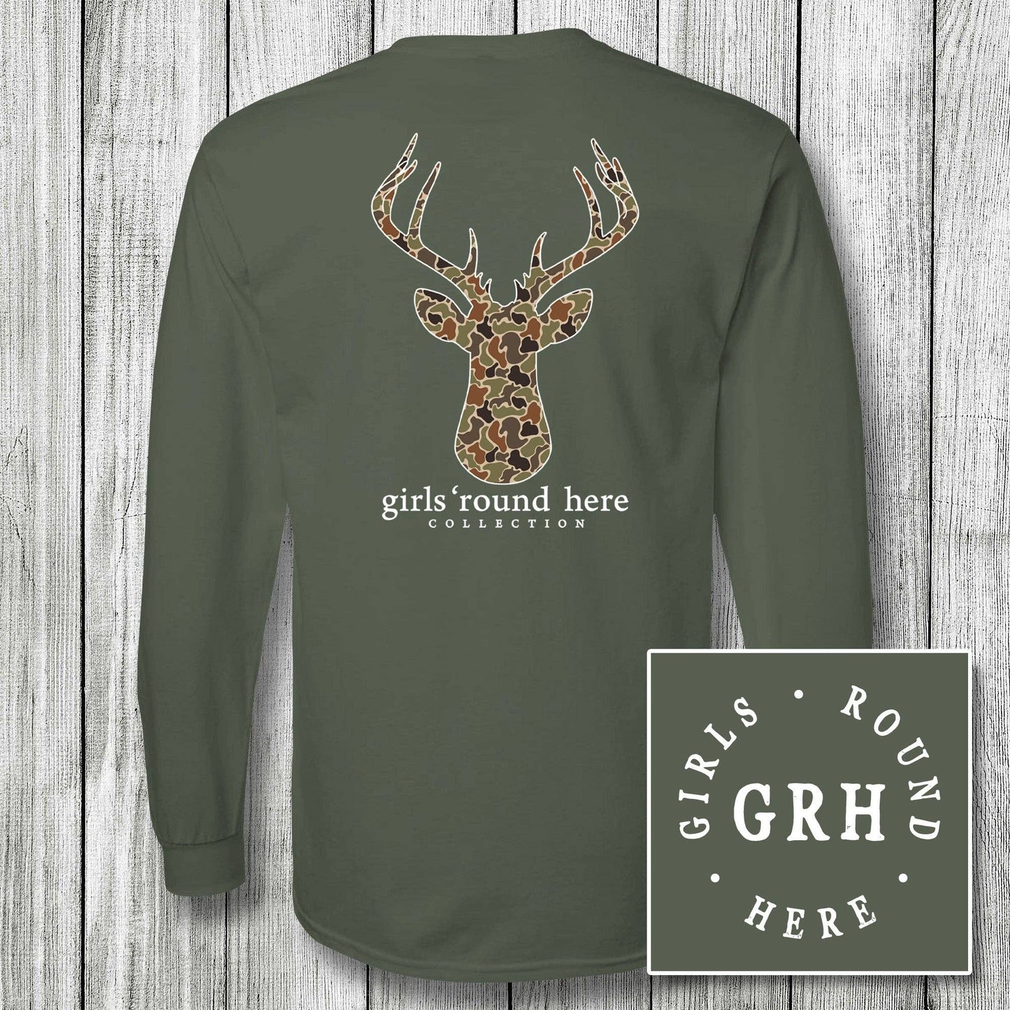 Girls 'Round Here Duck Camo Buck