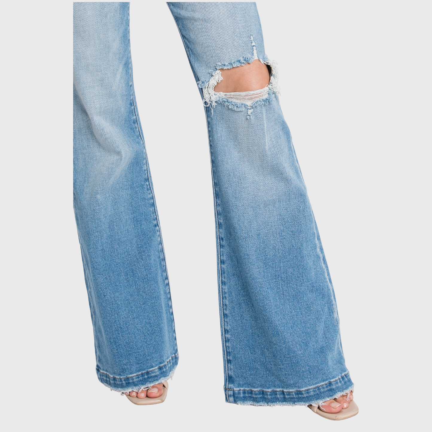 High Rise Flare Jeans