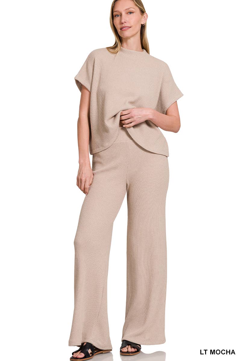Taylor Sweater Boxy Top & Long Pants 2PC Set