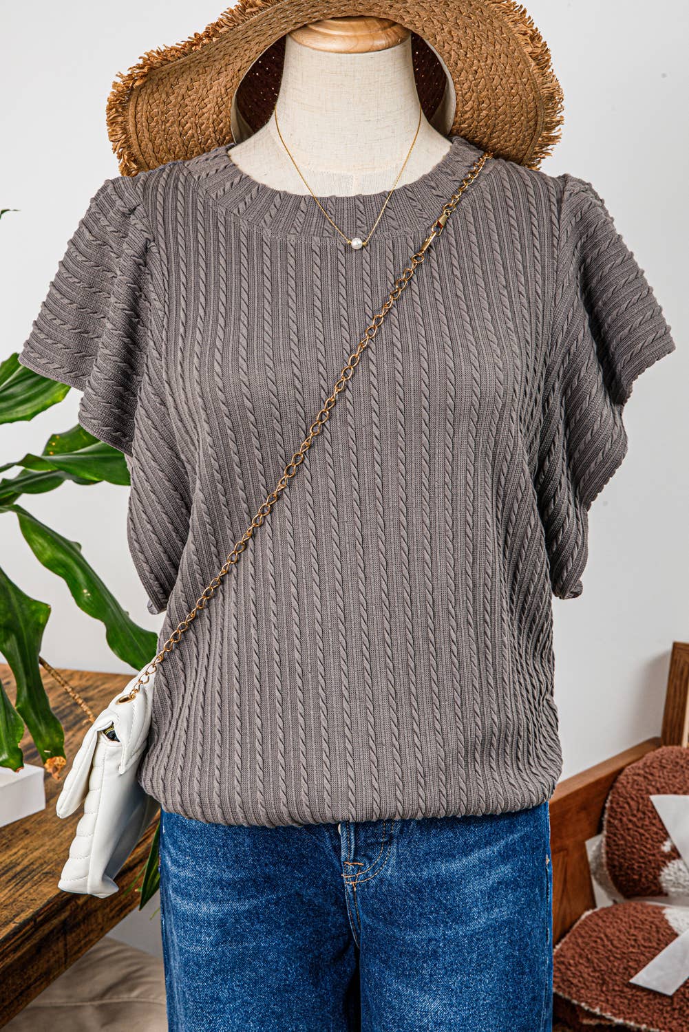 Flutter Sleeve Top