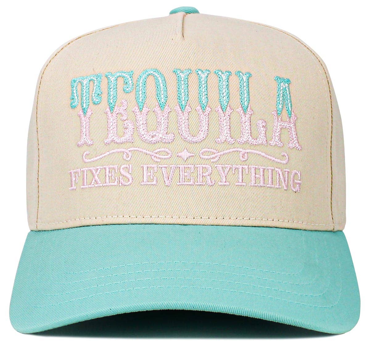 Tequila Fixes Everything Vintage Baseball Cap
