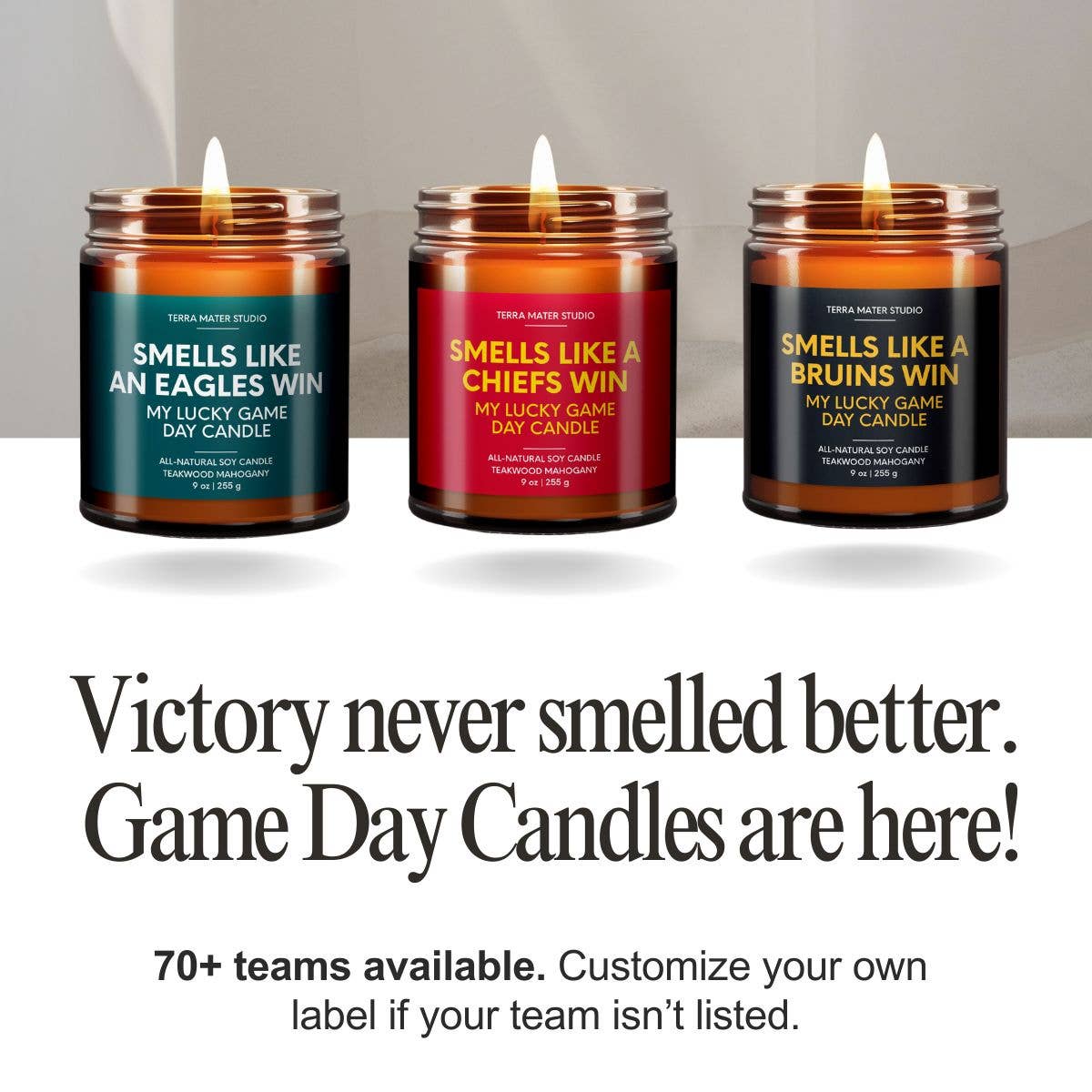 Smells Like A Gators Win Game Day Candle | Gators Merch