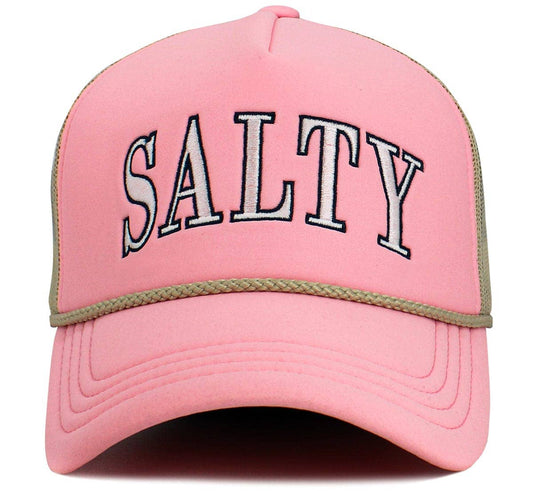 Salty Foam Trucker Mesh Cap: Rose