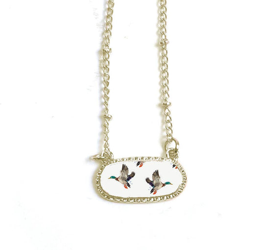 White Duck Necklace