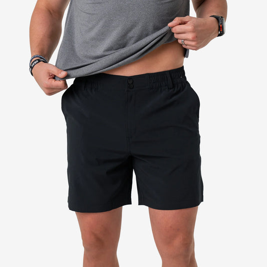 Burlebo Everyday Shorts Matte Black 7"