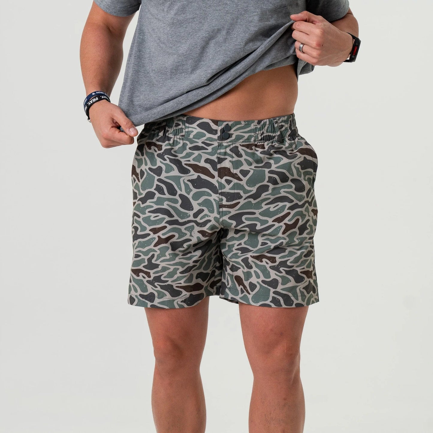 Burlebo Everyday Shorts 7" Retro Duck w/ Grey Pocket