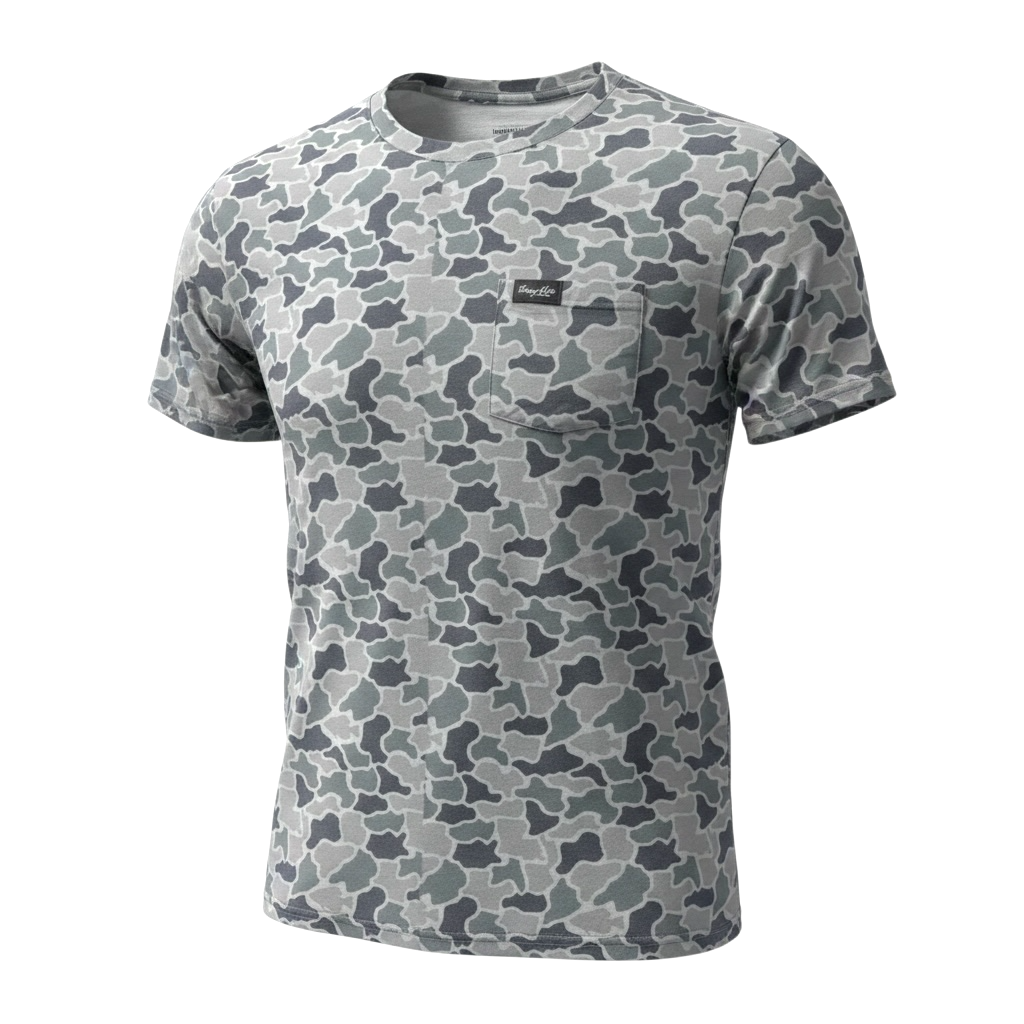 Drift Performance Tee - Hideaway Camo: L