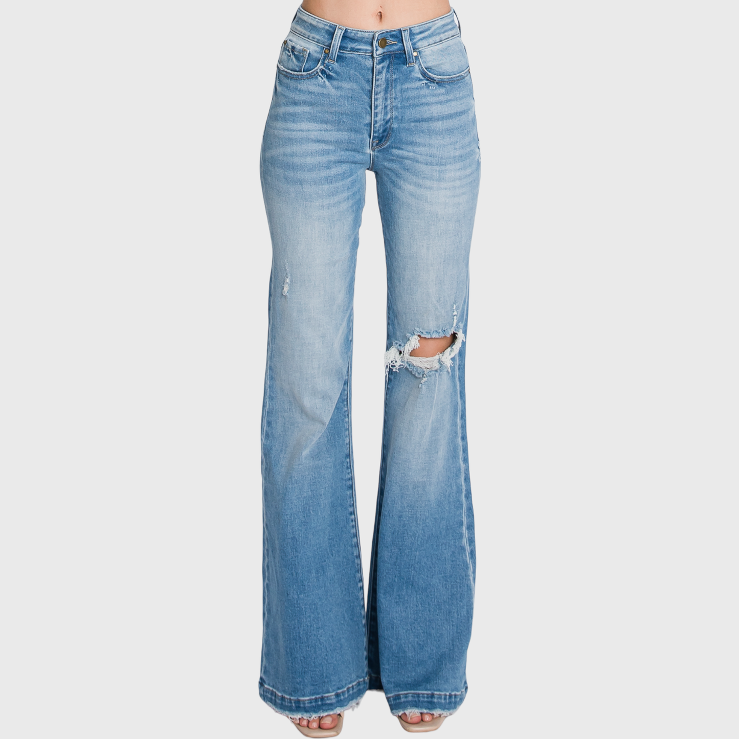 High Rise Flare Jeans