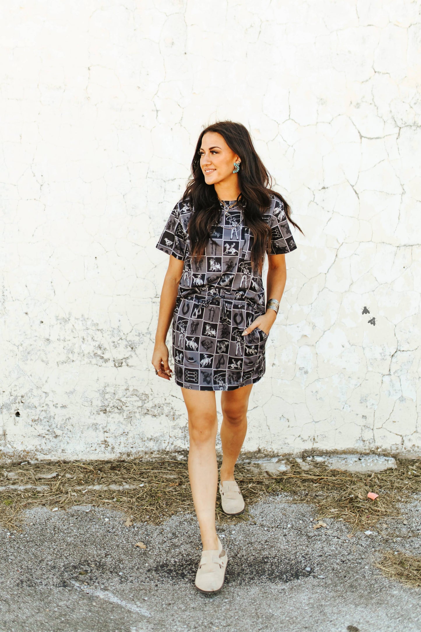 CHECK IT COWPOKE *SKORT