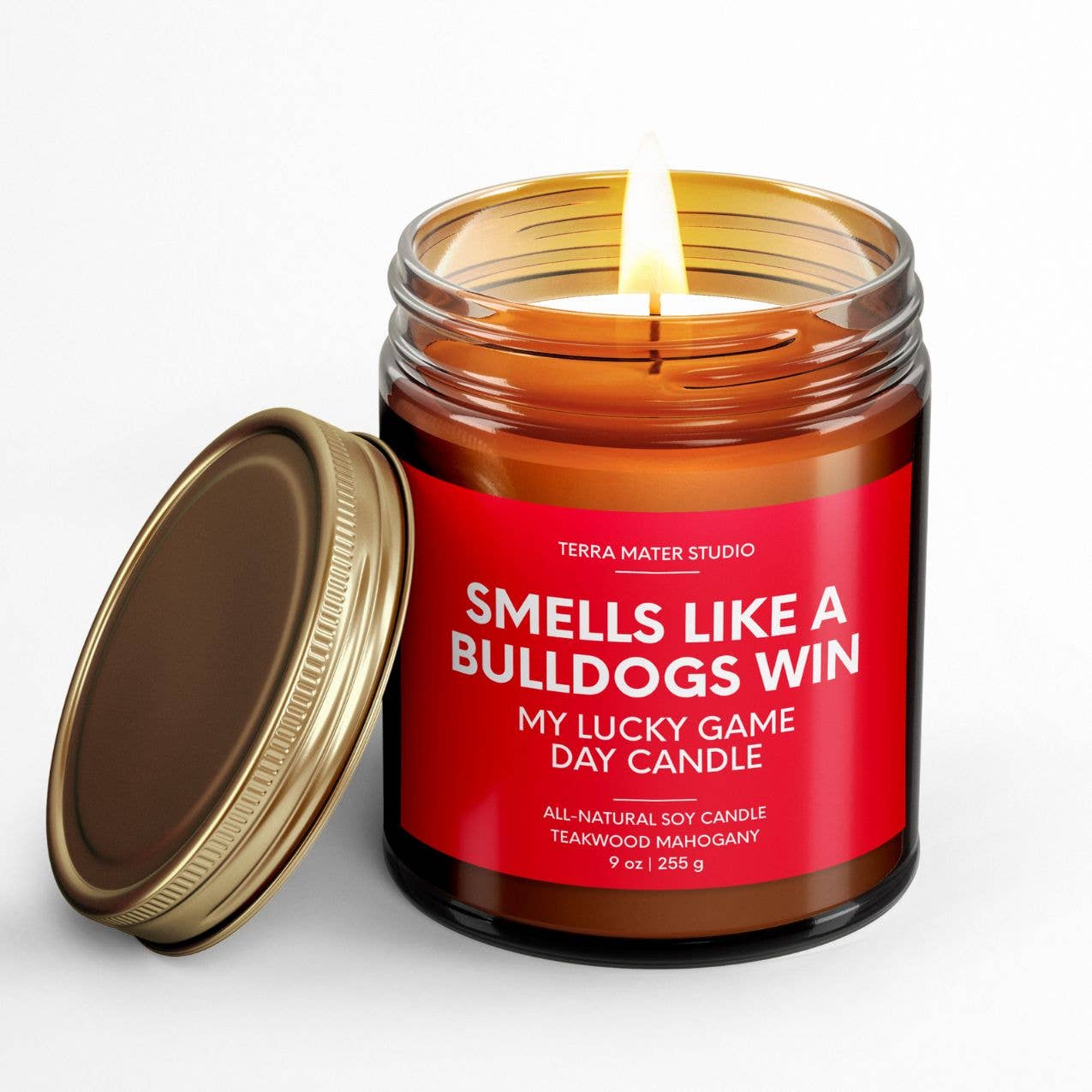 Smells Like A Bulldogs Win Game Day Candle | Bulldogs Merch
