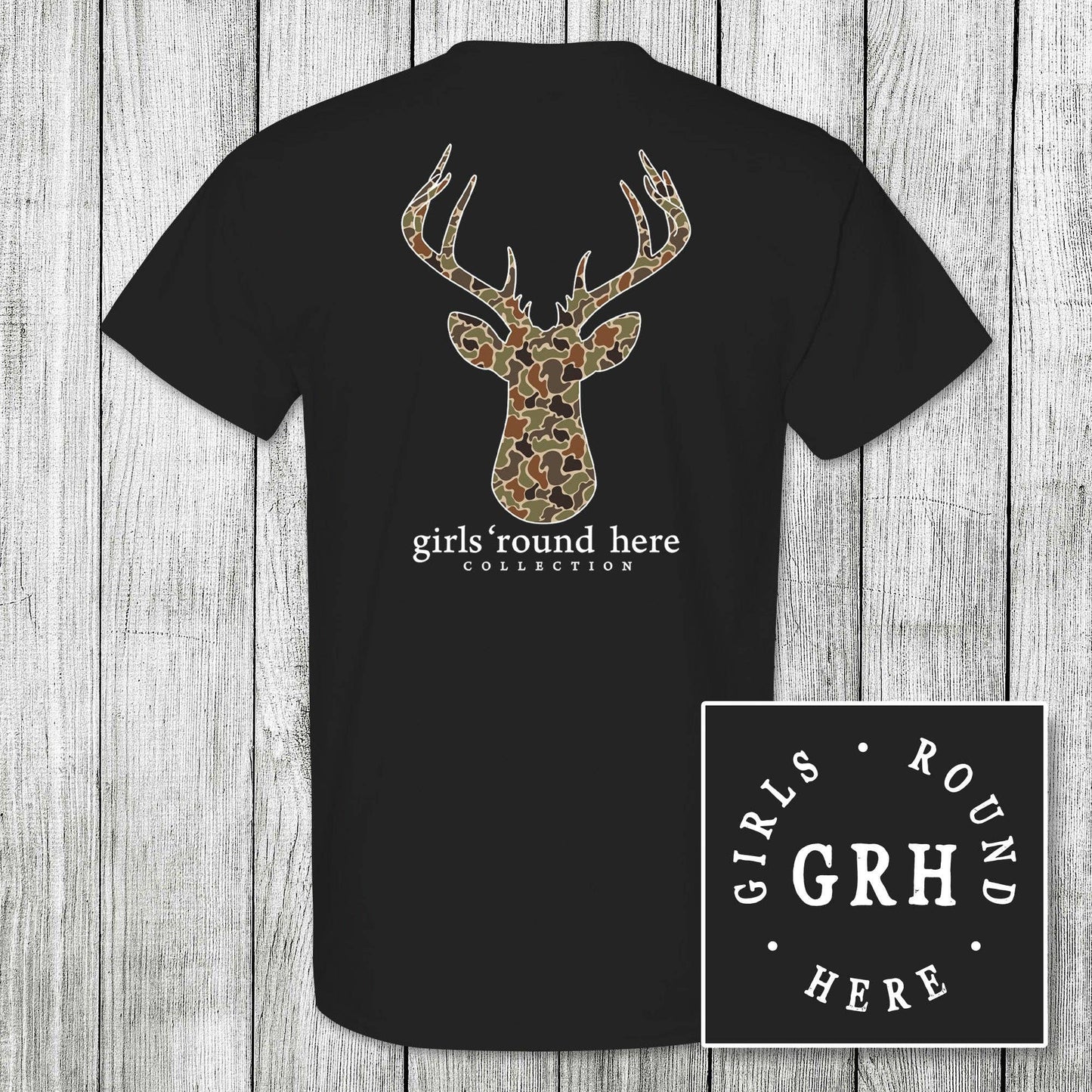 Girls 'Round Here Duck Camo Buck
