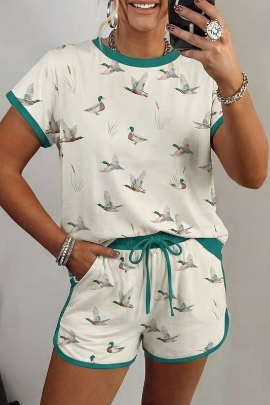 Mallard Top & Shorts Set
