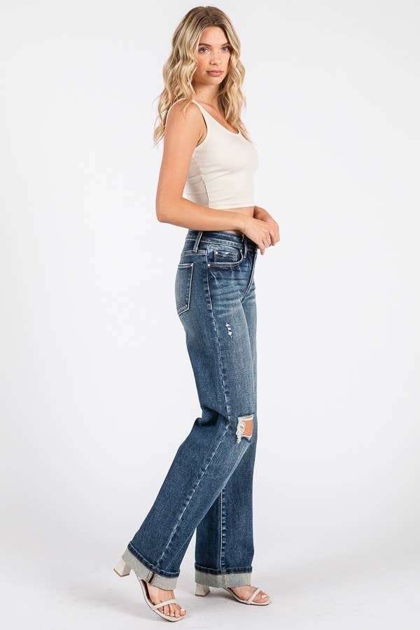 Case Jeans W/ Cuffed Hem