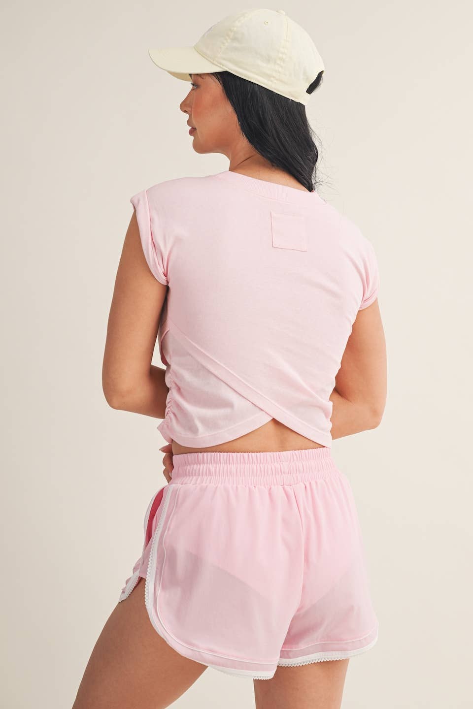 Slub Crossover Top