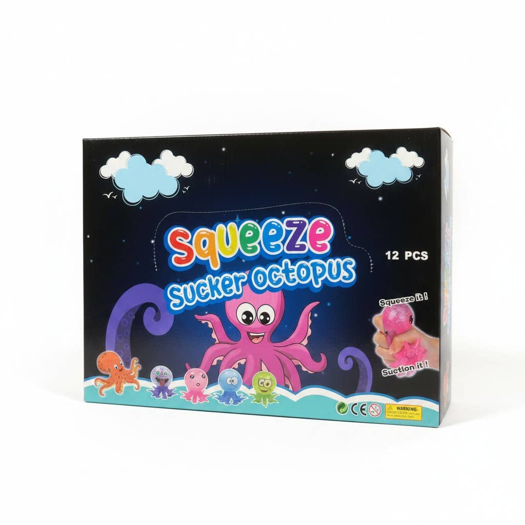 Squeeze Suction Cup Octopus