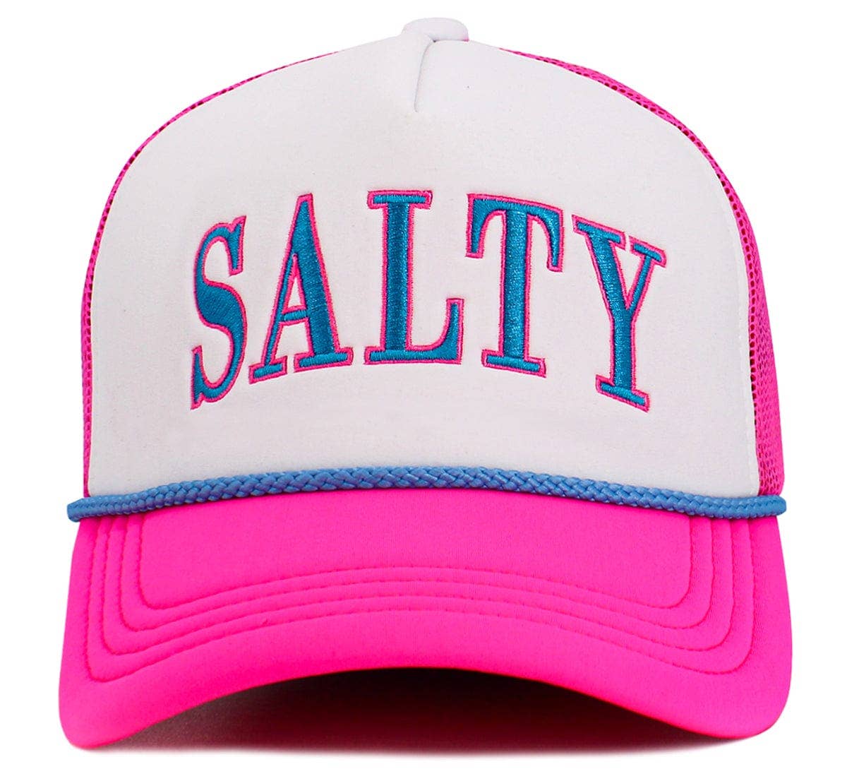 Salty Foam Trucker Mesh Cap: Rose