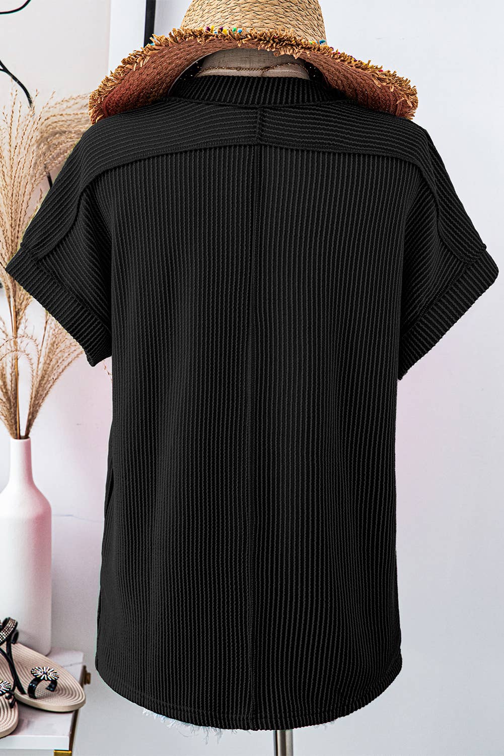 Exposed Stitching T-shirt