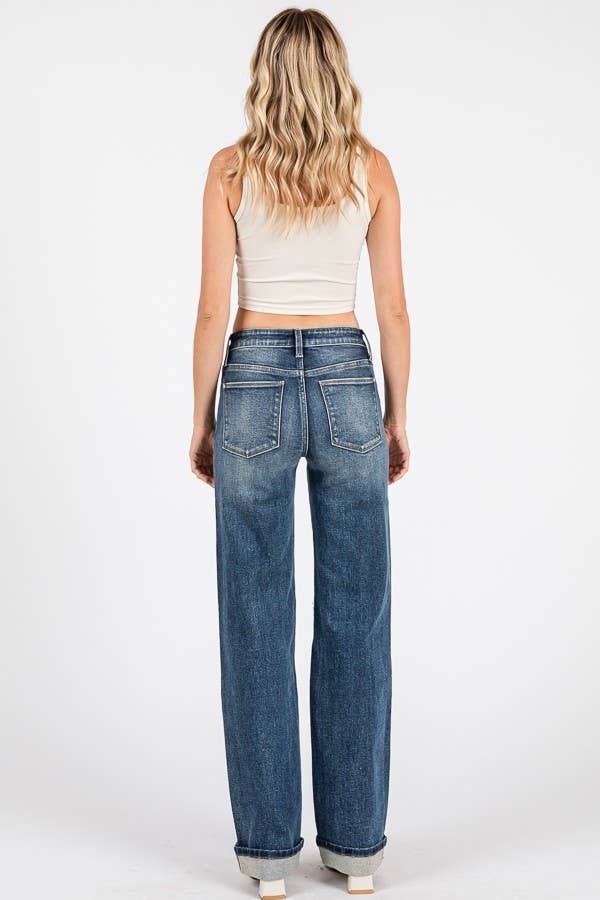 Case Jeans W/ Cuffed Hem