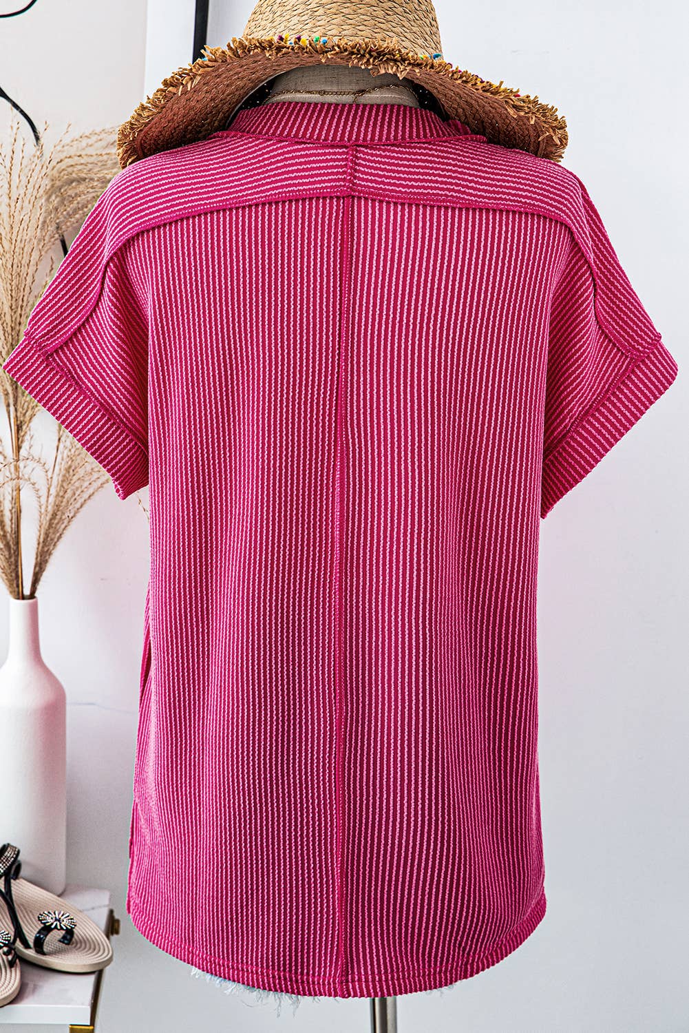 Exposed Stitching T-shirt