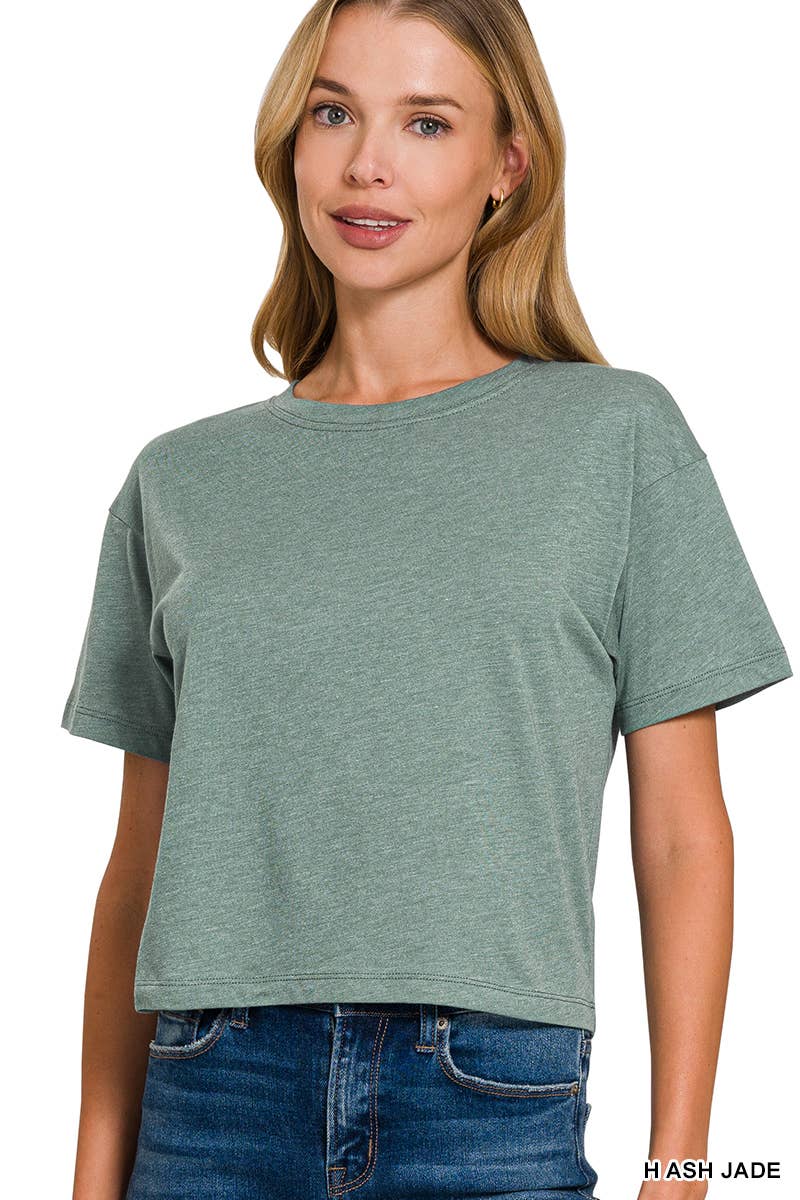 Crew Neck Short Sleeve Tee