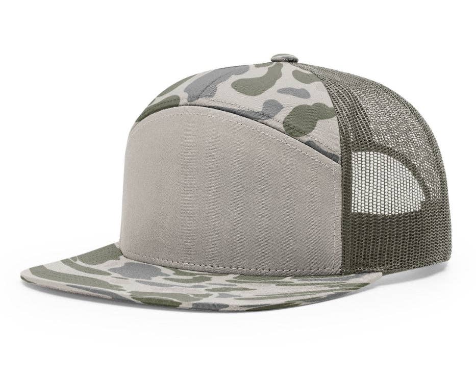 Classic Flying Mallard - Flatbill Snapback - Richardson 168P Duck Camo