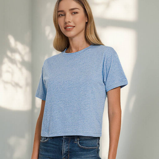 Crew Neck Short Sleeve Tee