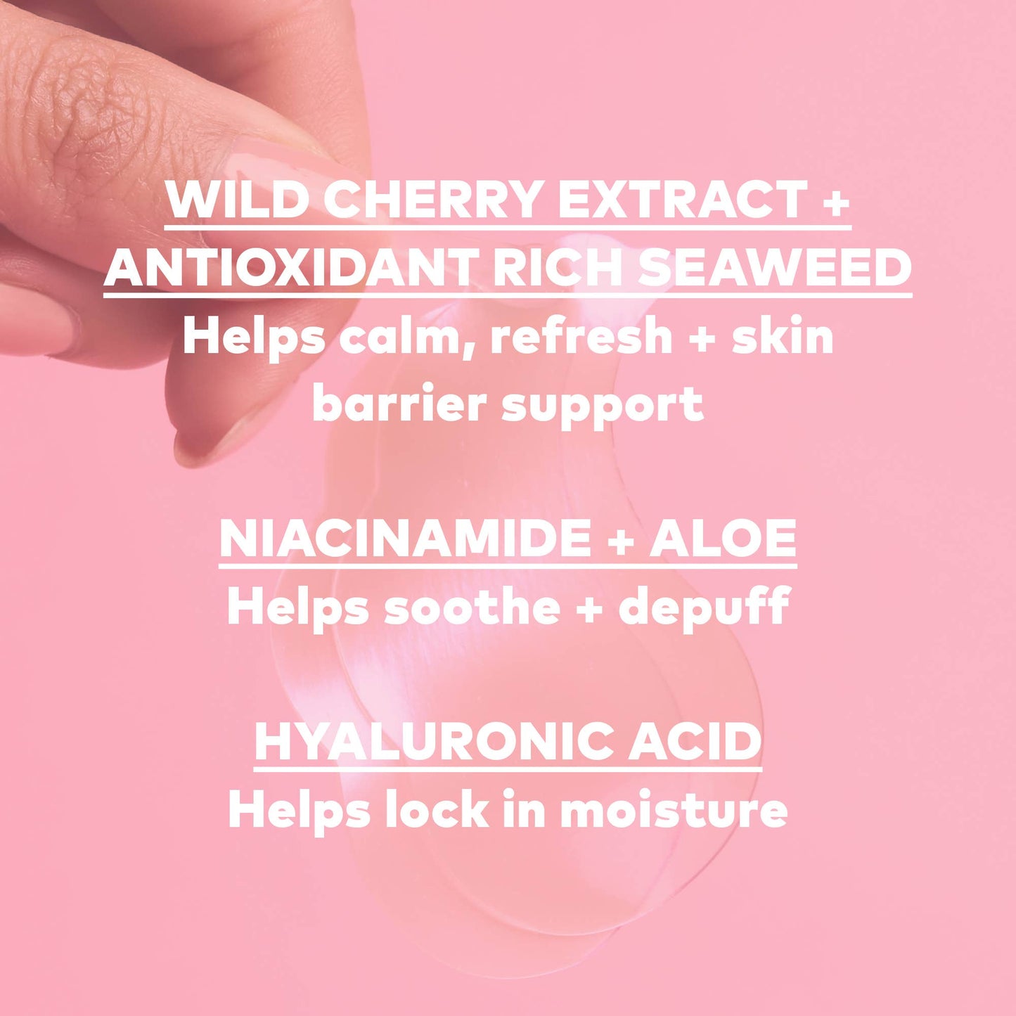 Hydrogel Seaweed-Based Undereye Masks
