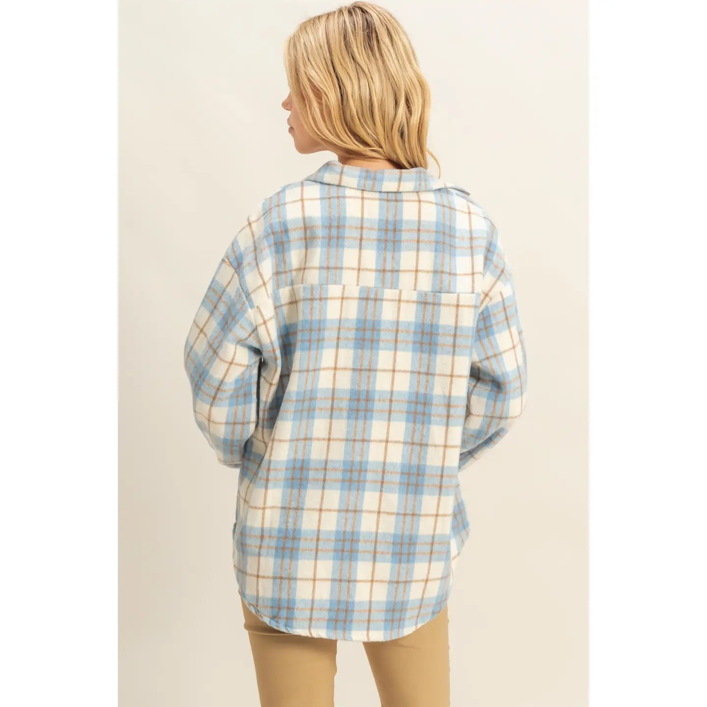 Collared Plaid Shacket