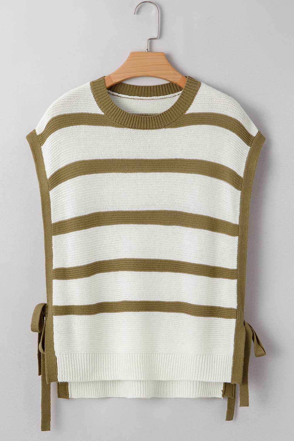 Side Tie Sweater Knitted Top
