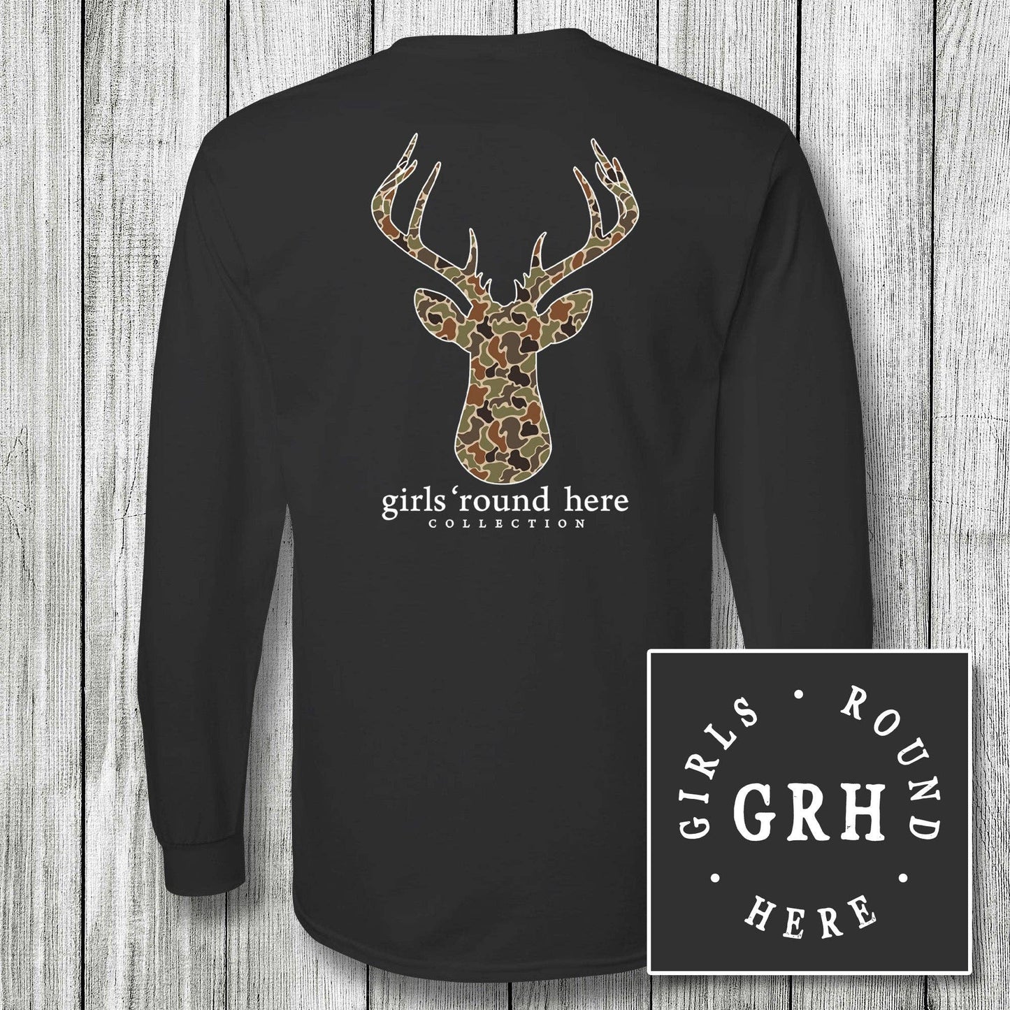 Girls 'Round Here Duck Camo Buck