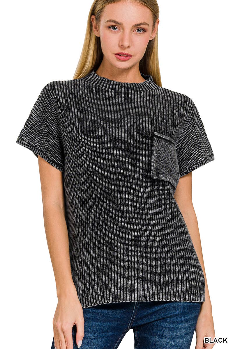 Mock Neck Fall Sweater