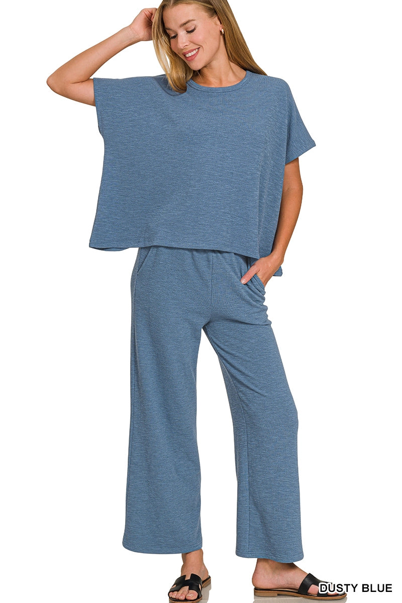 Cotton Top & Pants Set