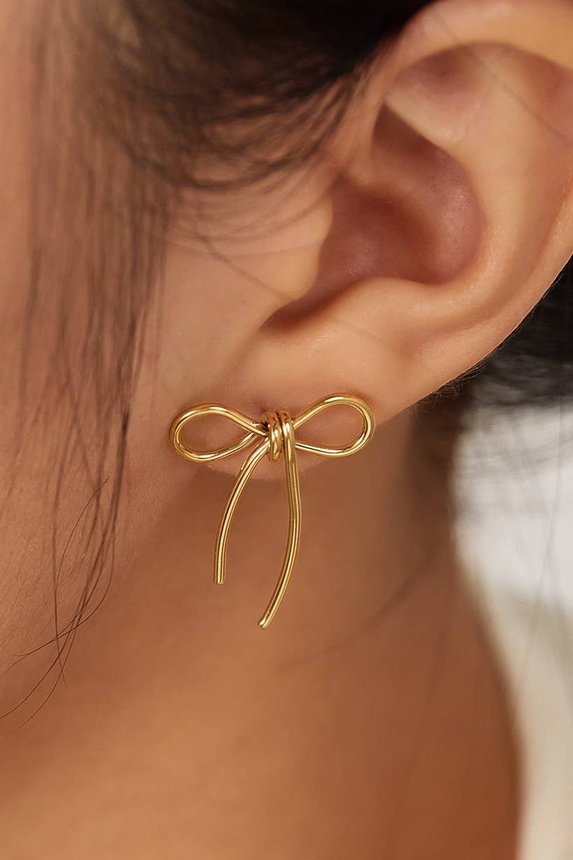 BOW EARRINGS