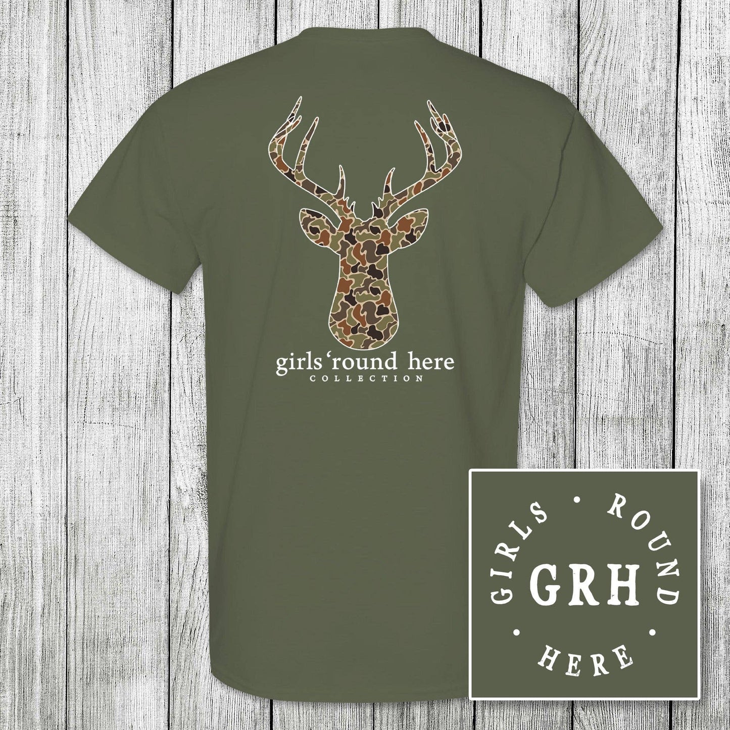 Girls 'Round Here Duck Camo Buck