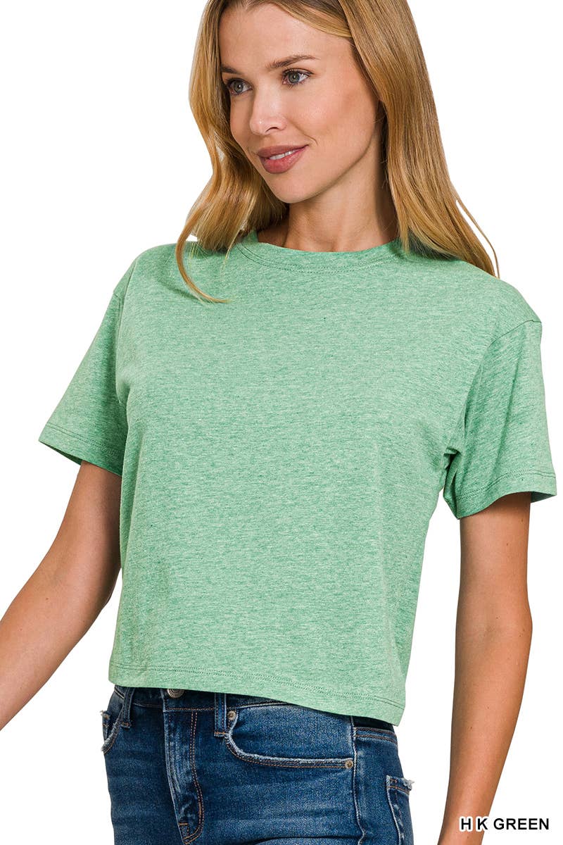Crew Neck Short Sleeve Tee