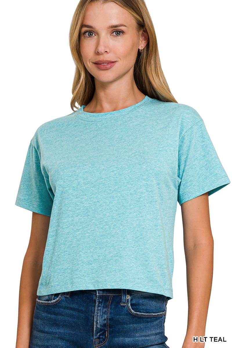 Crew Neck Short Sleeve Tee