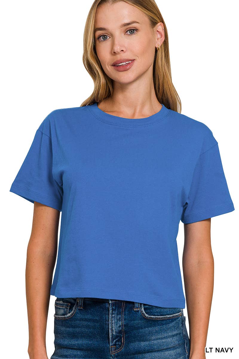 Crew Neck Short Sleeve Tee