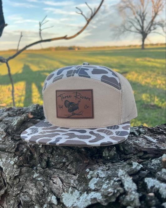 Gobbler on the Roost - “Old’s Cool” Camo Flatbill Snapback