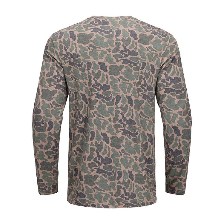 Drift Performance Crew Long Sleeve - Duck Camo
